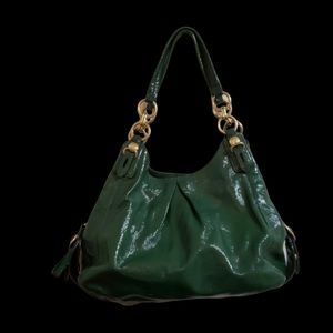 Authentic Coach Mia Green Patent Leather FINAL SALE